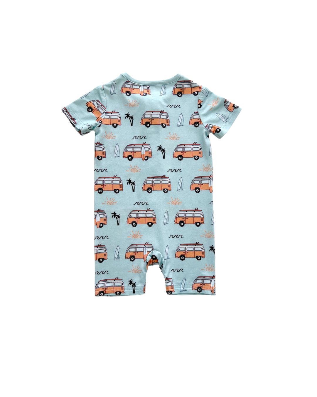 retro beach bamboo pajamas // SHORTIE