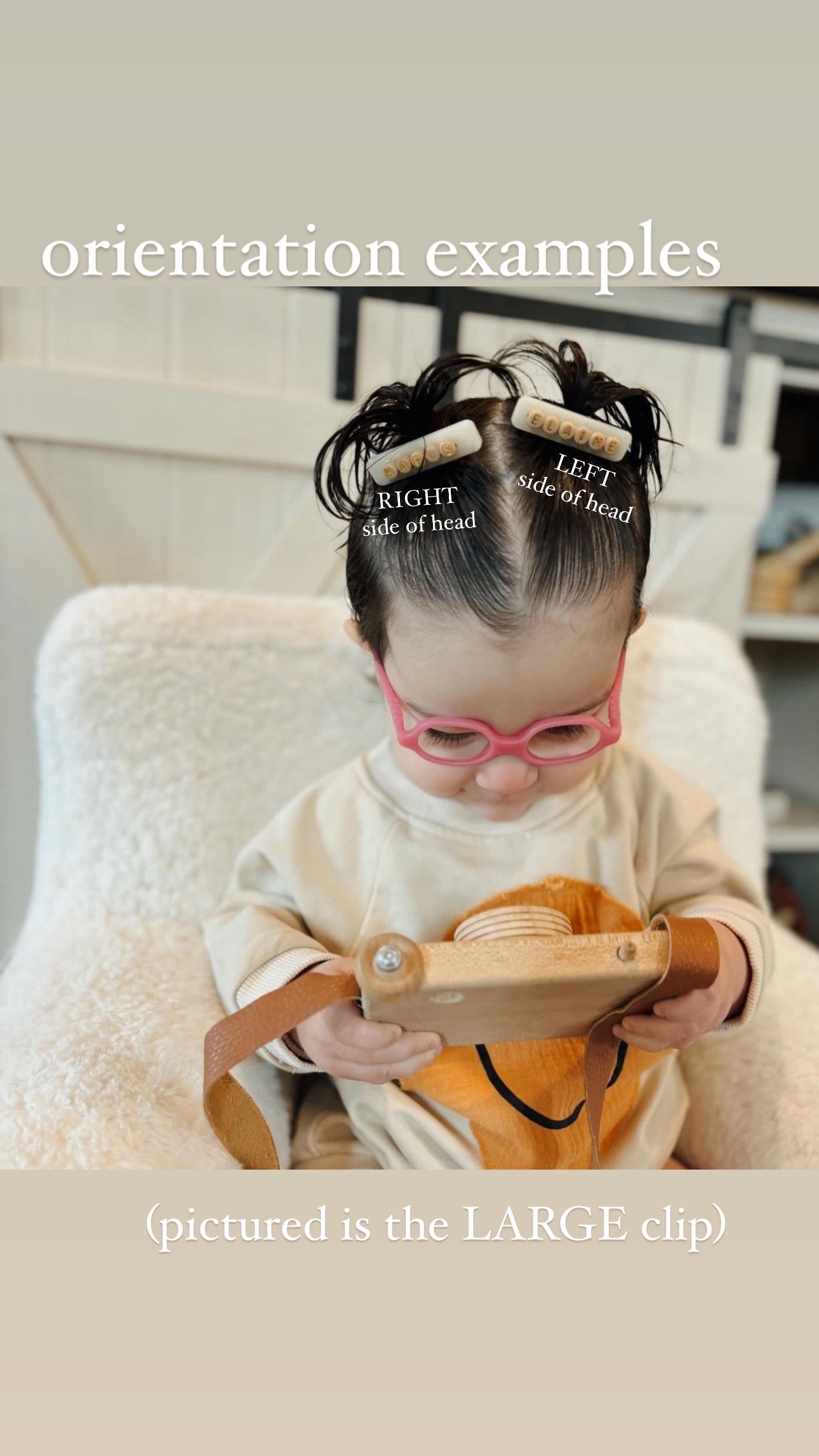 SINGLE CUSTOMIZABLE alligator hair clips // mini