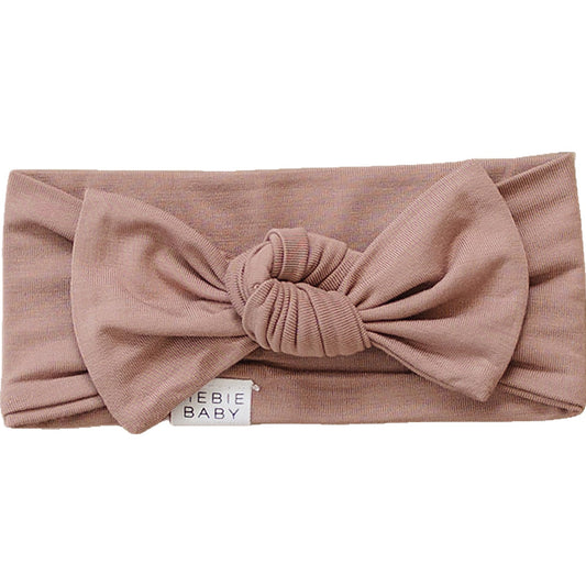 bamboo head wrap // dusty rose