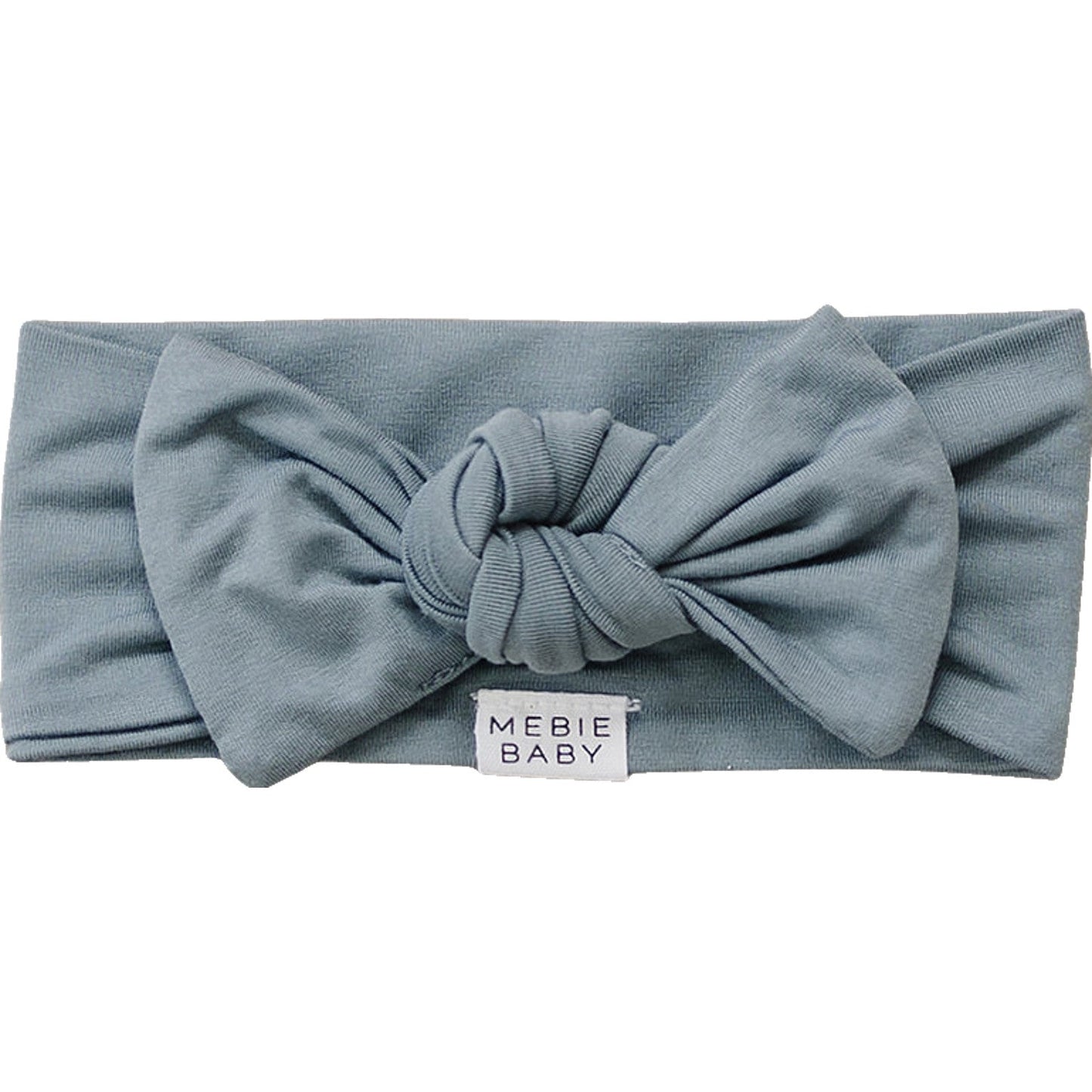 bamboo head wrap // dusty blue