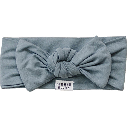 bamboo head wrap // dusty blue