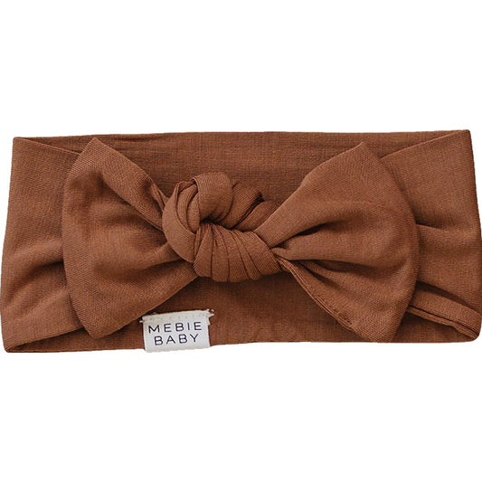bamboo head wrap // rust