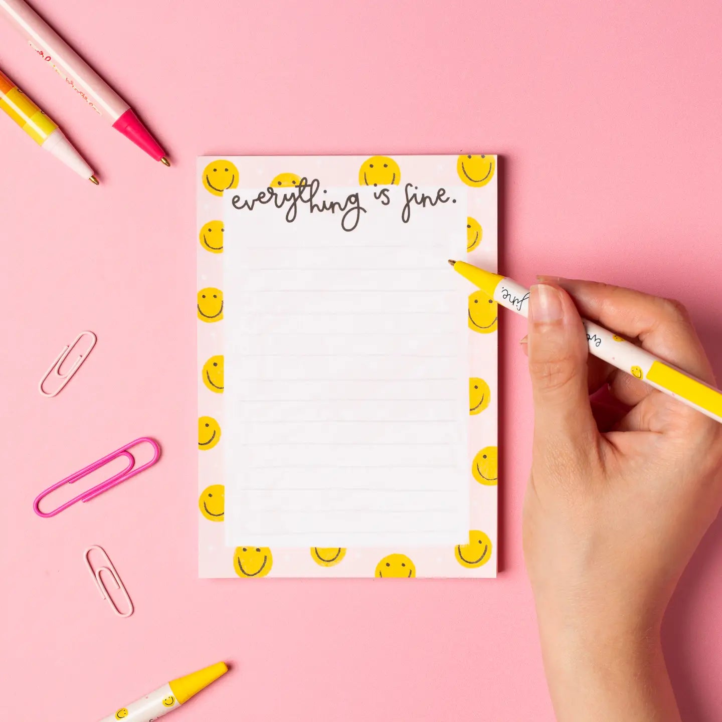 everything is fine notepad