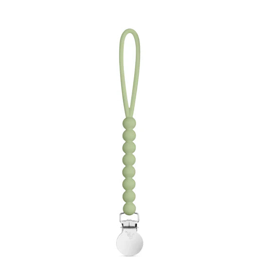 judy pacifier clip // sage