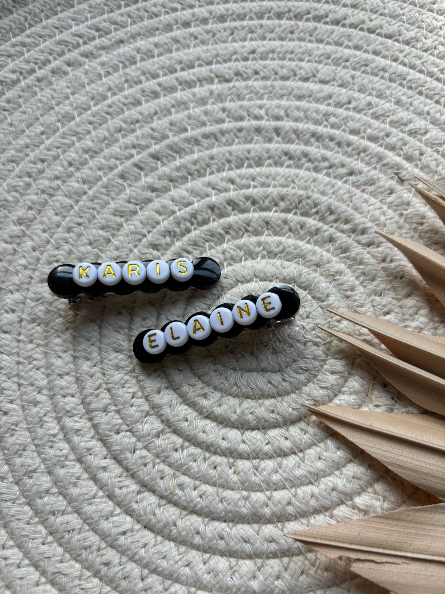 SINGLE CUSTOMIZABLE alligator hair clips // scalloped large
