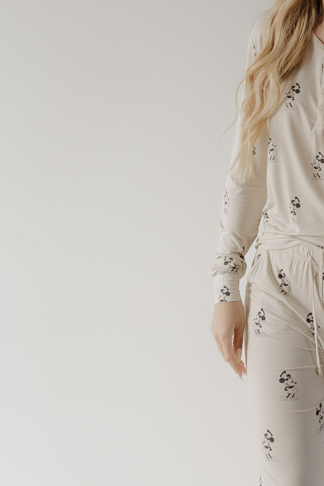 women’s bamboo pajamas // steamboat willie