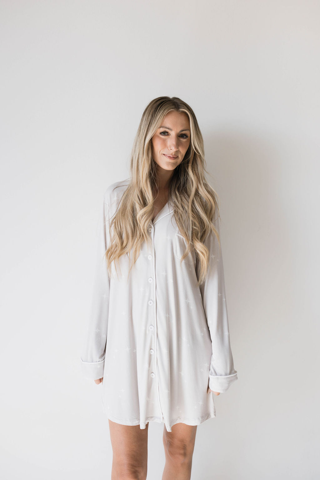 women's bamboo night gown // sparkle