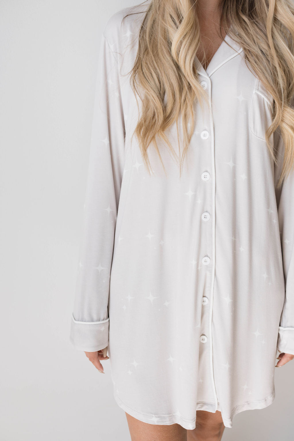 women's bamboo night gown // sparkle