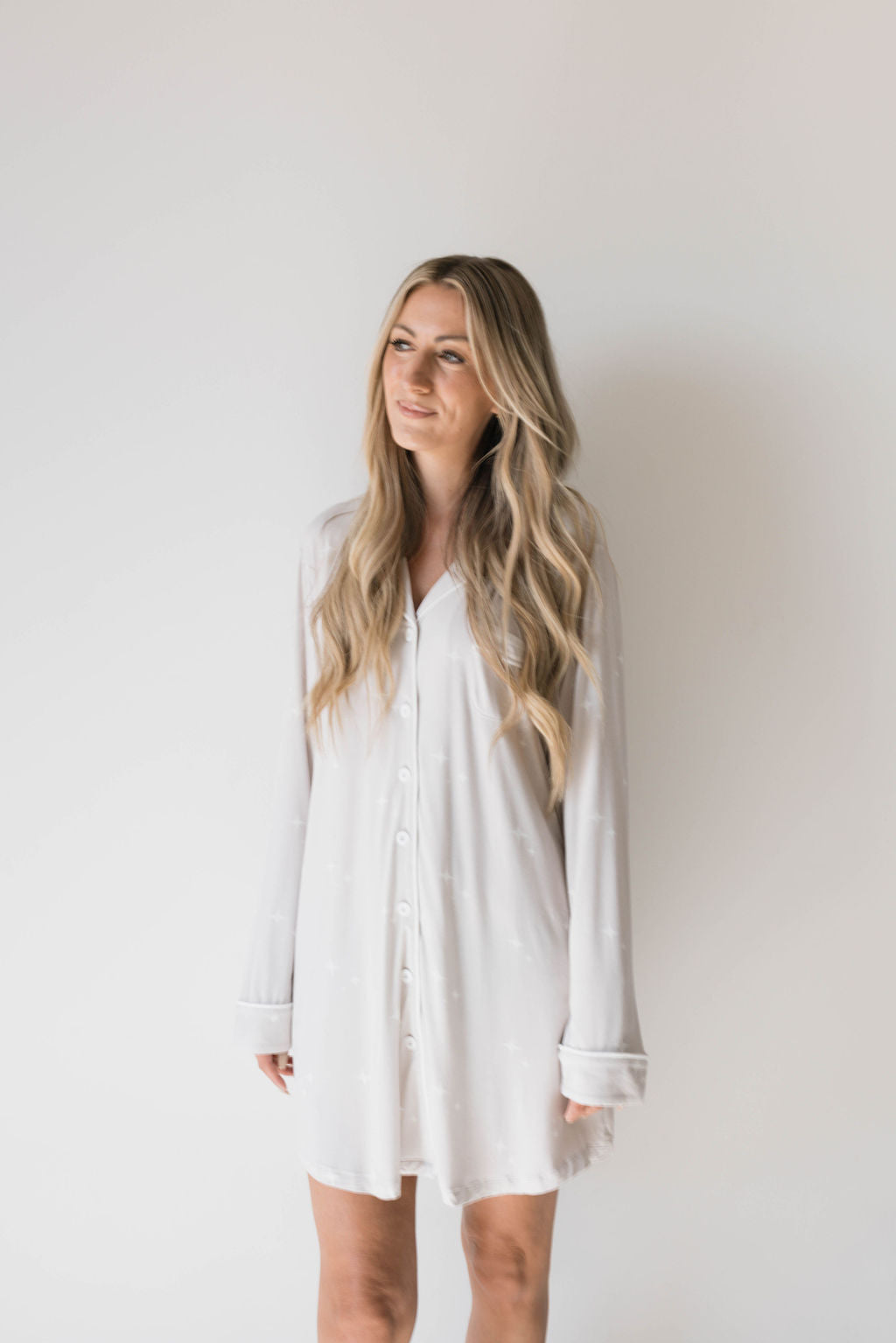 women's bamboo night gown // sparkle