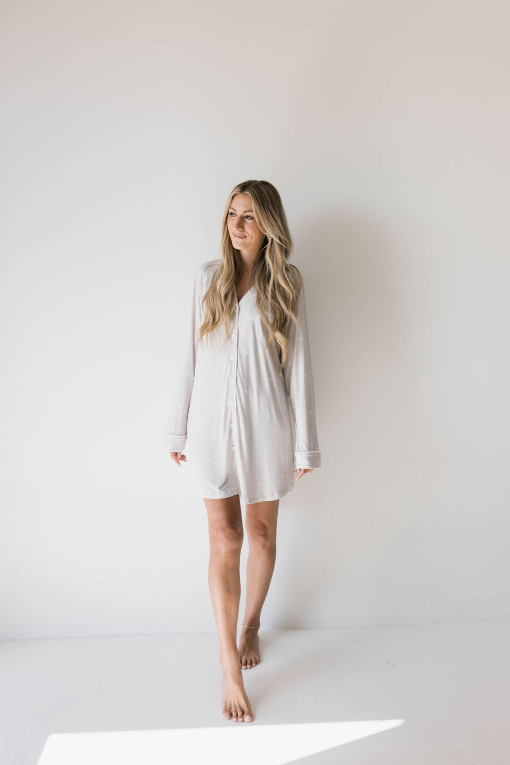 women's bamboo night gown // sparkle