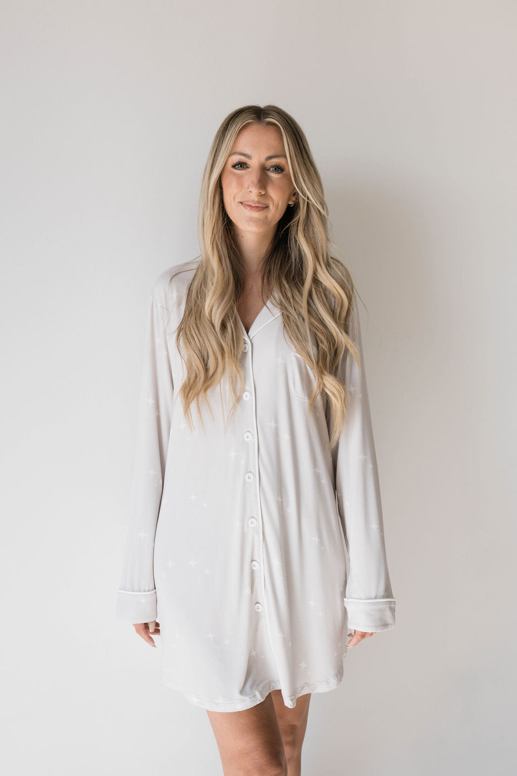 women's bamboo night gown // sparkle