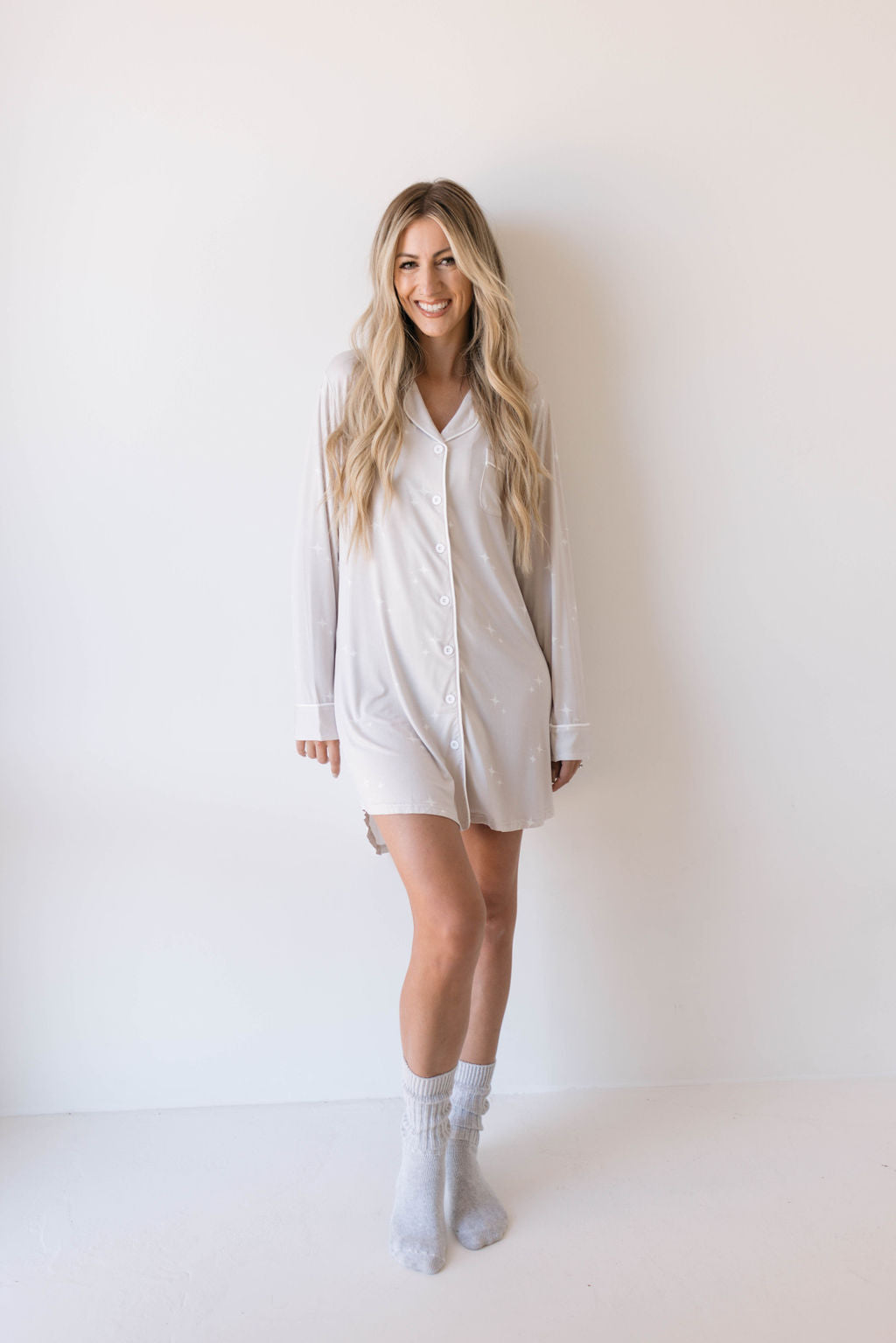 women's bamboo night gown // sparkle
