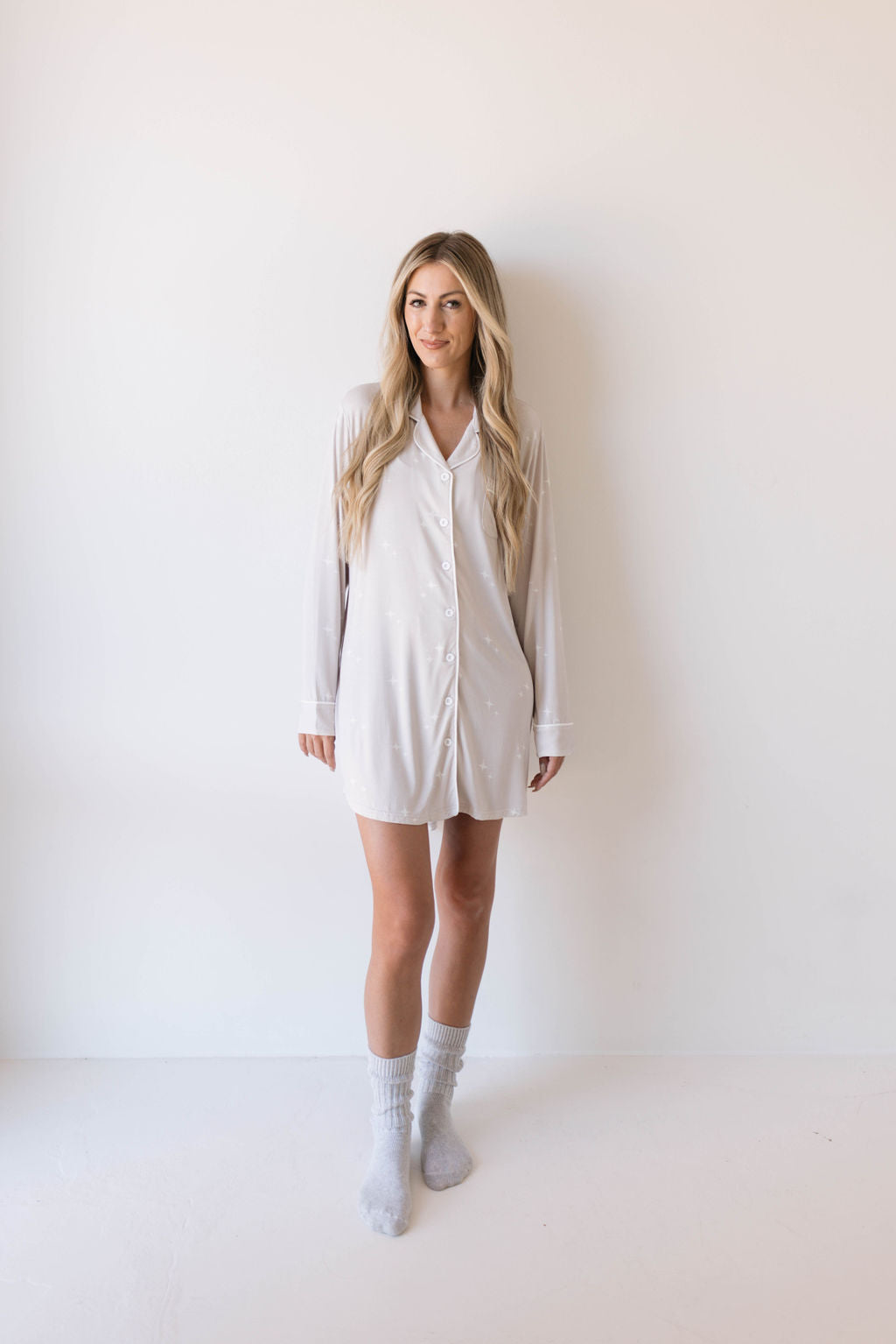 women's bamboo night gown // sparkle