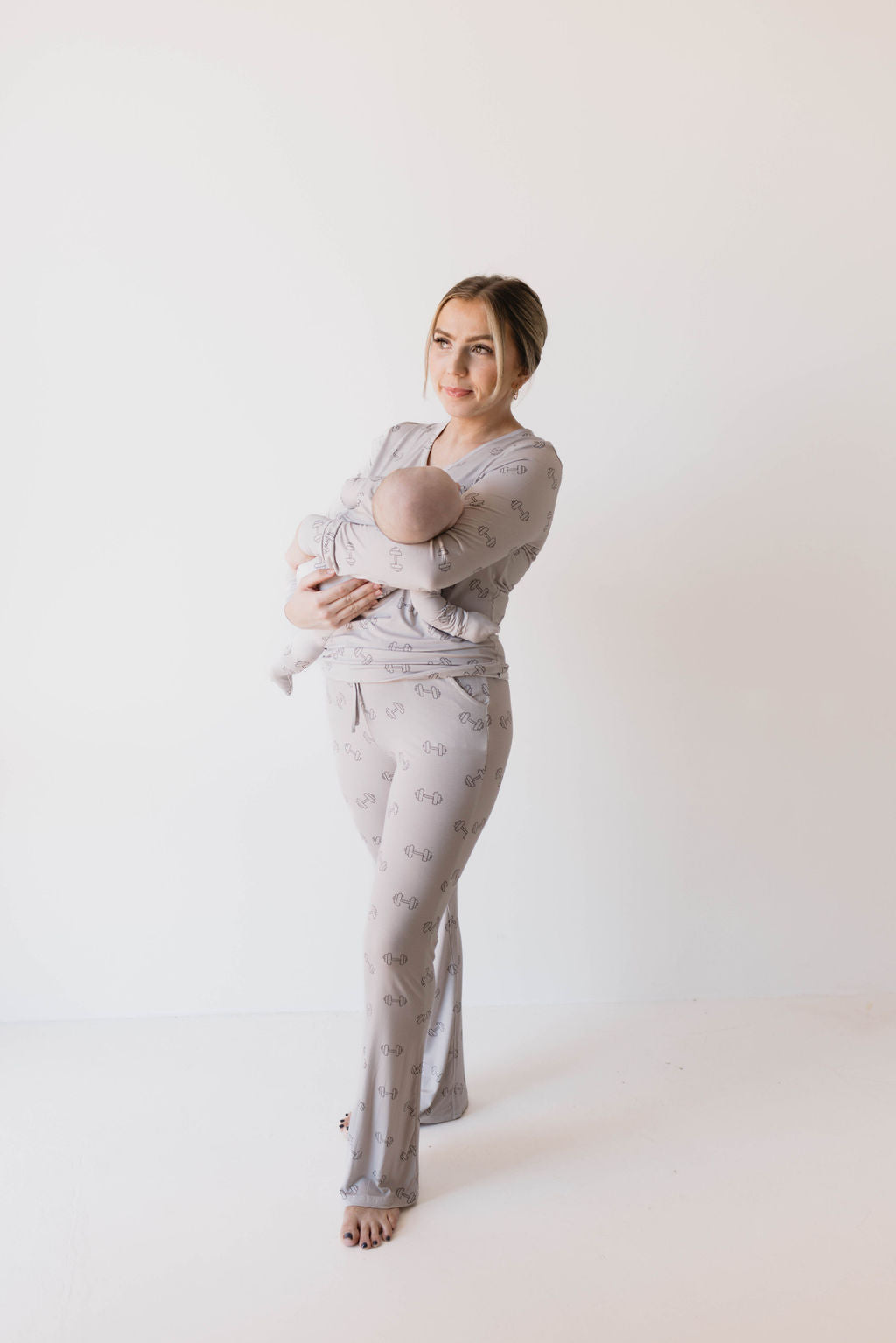 women's bamboo pajamas // arm day