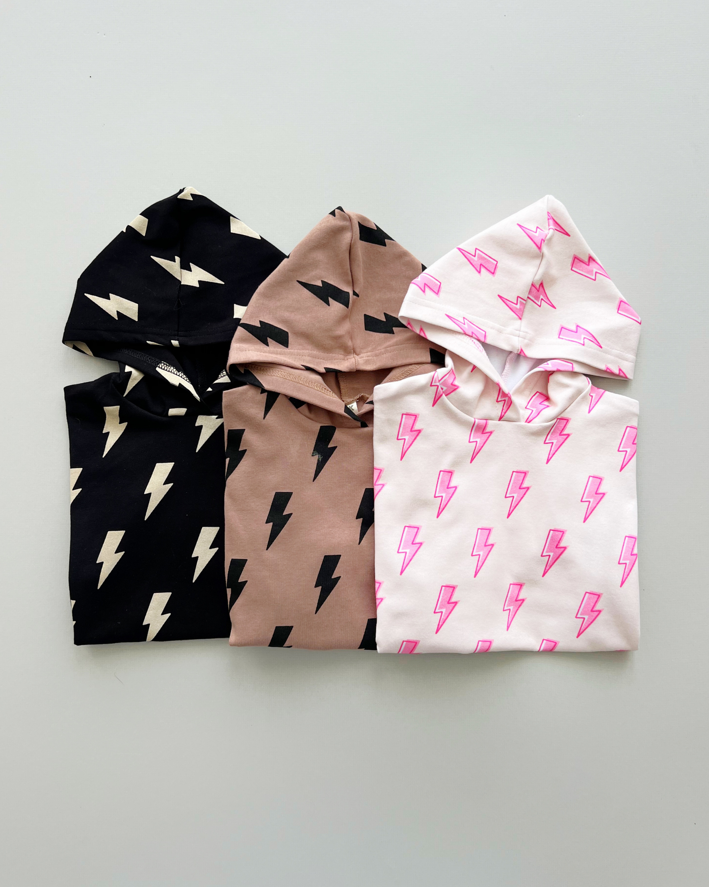 hooded bubble romper // mocha bolts