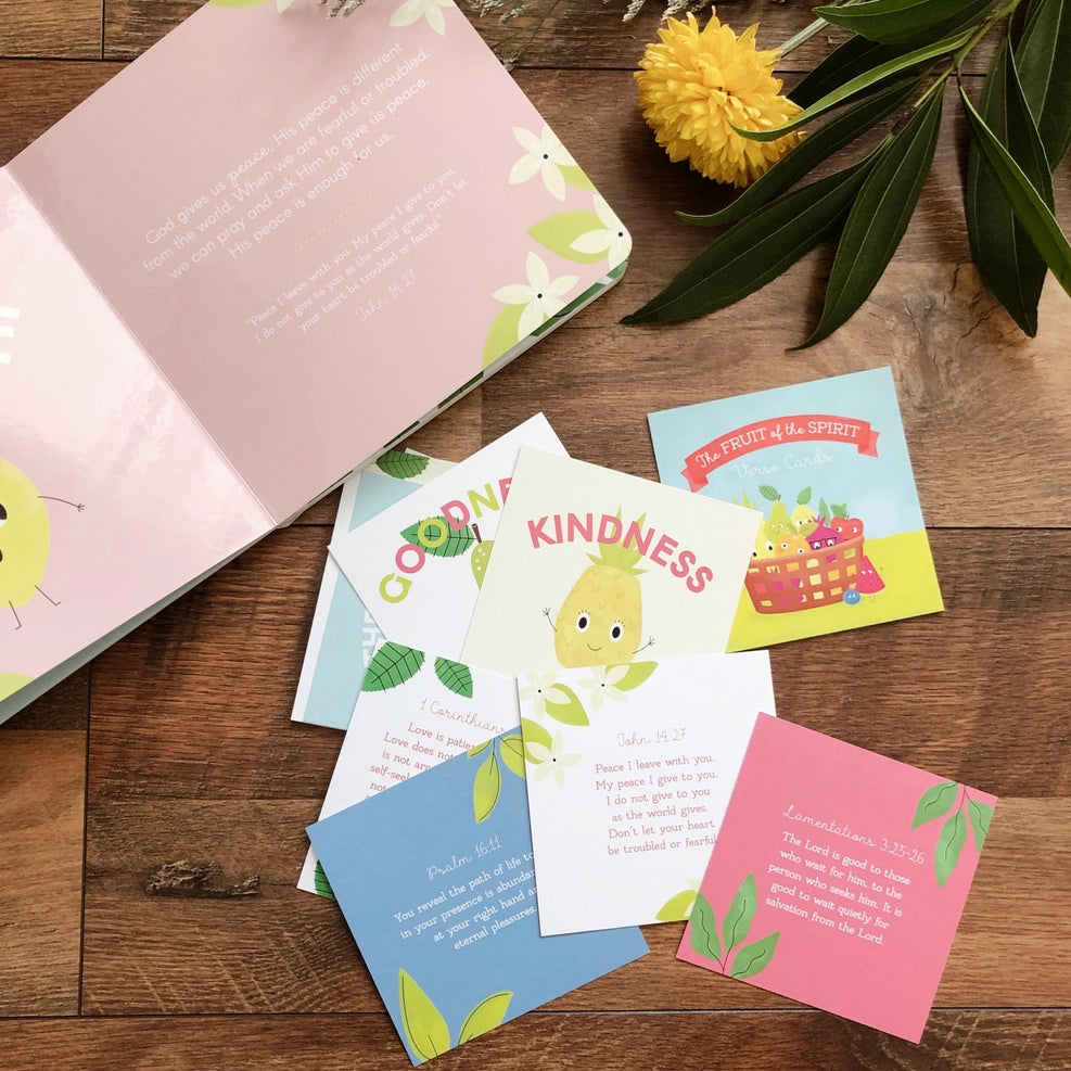 bible verse card set // fruits of the spirit (for children)