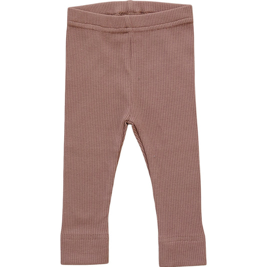 dusty rose organic leggings