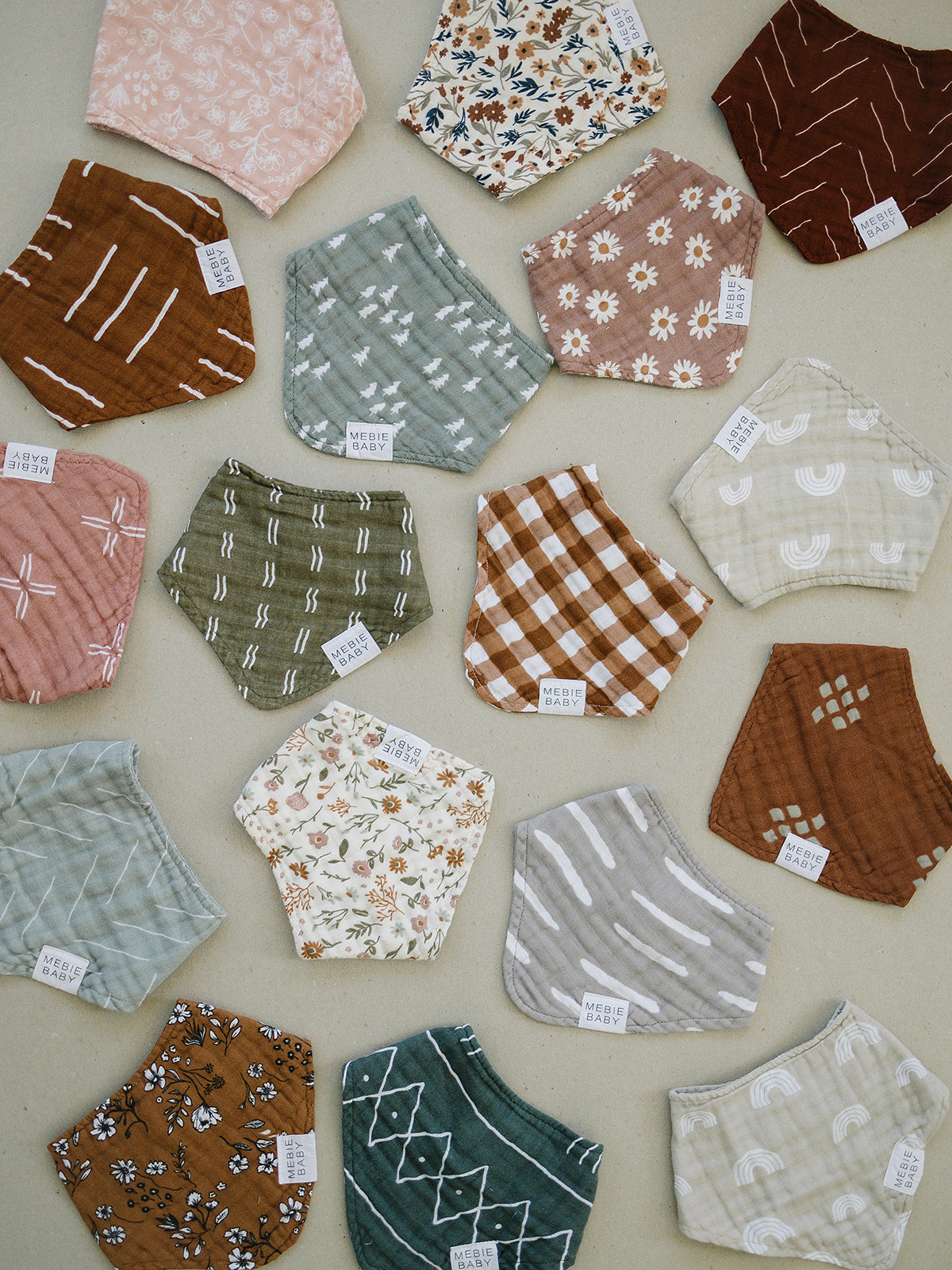 muslin bib // boho chestnut