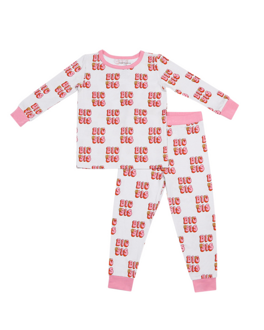 big sis bamboo pajamas // LONG-SLEEVE TWO-PIECE SET (comes in extended sizing)