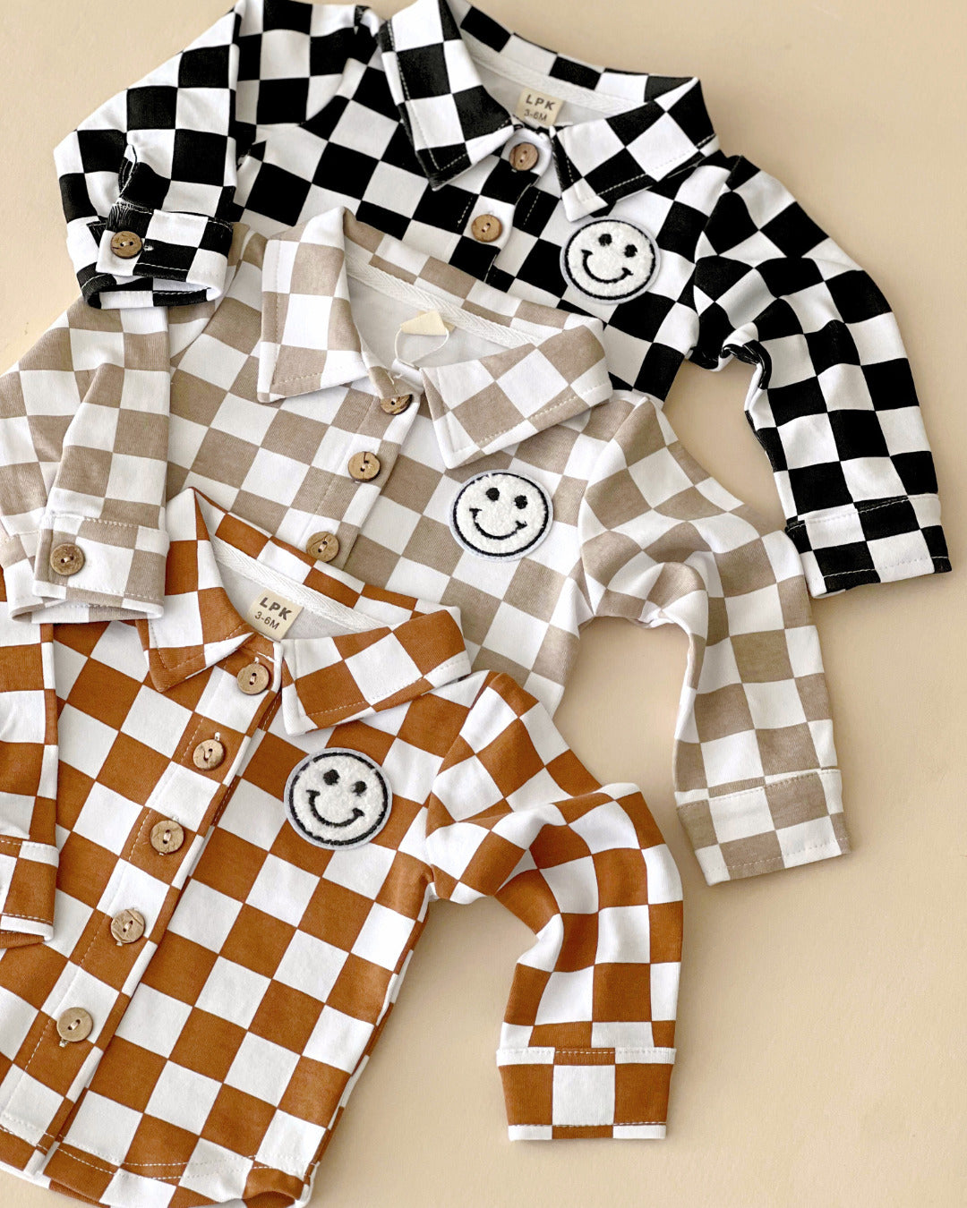 cotton shacket // black + white checkered (*available in extended sizing up to 8/9*)