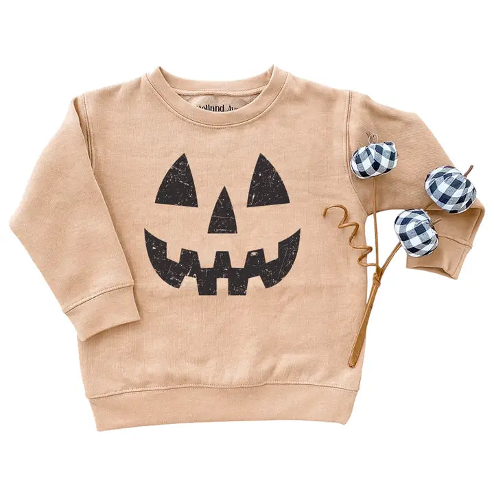 neutral jack o lantern sweatshirt
