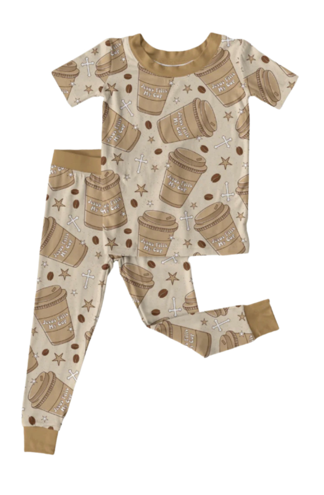 jesus fills my cup bamboo pajamas // ZIPPY or TWO-PIECE (up to 7/8)