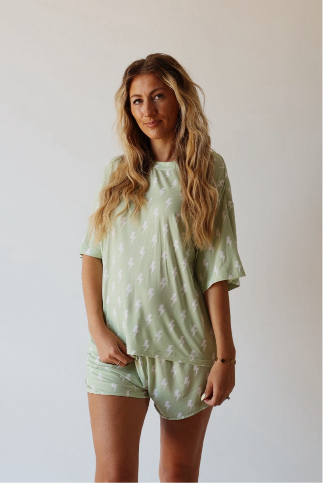 women’s bamboo shorts set // flash (mama + me)