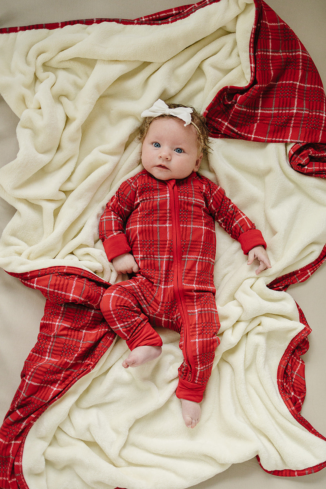 red plaid bamboo pajamas // ZIPPY