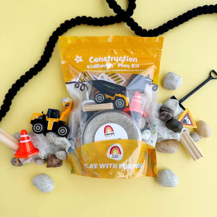 construction kid-dough play kit