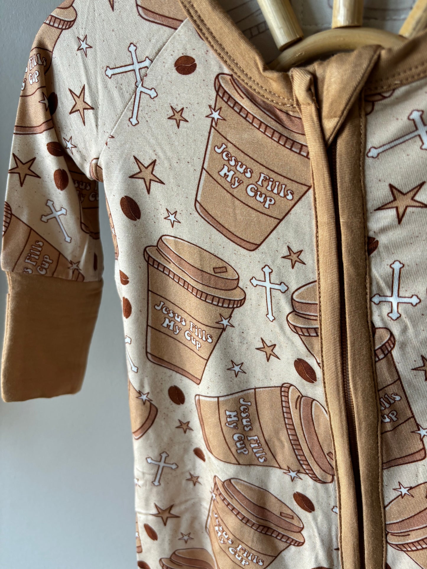 jesus fills my cup bamboo pajamas // ZIPPY or TWO-PIECE (up to 7/8)
