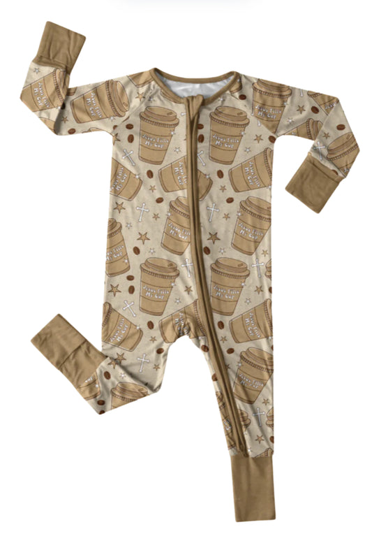 jesus fills my cup bamboo pajamas // ZIPPY or TWO-PIECE (up to 7/8)