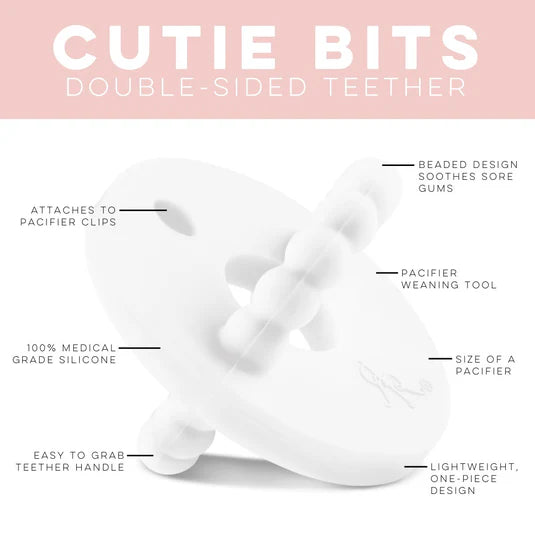 cutie bit teether // blush