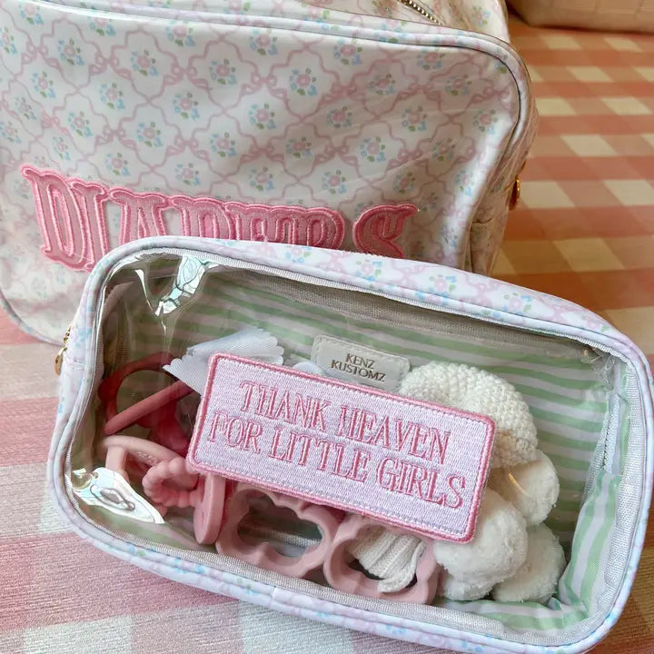 thank heaven clear bags // 3 color options!