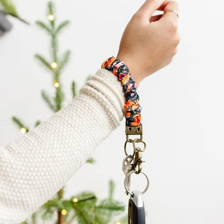 wristlet keychain // groovy