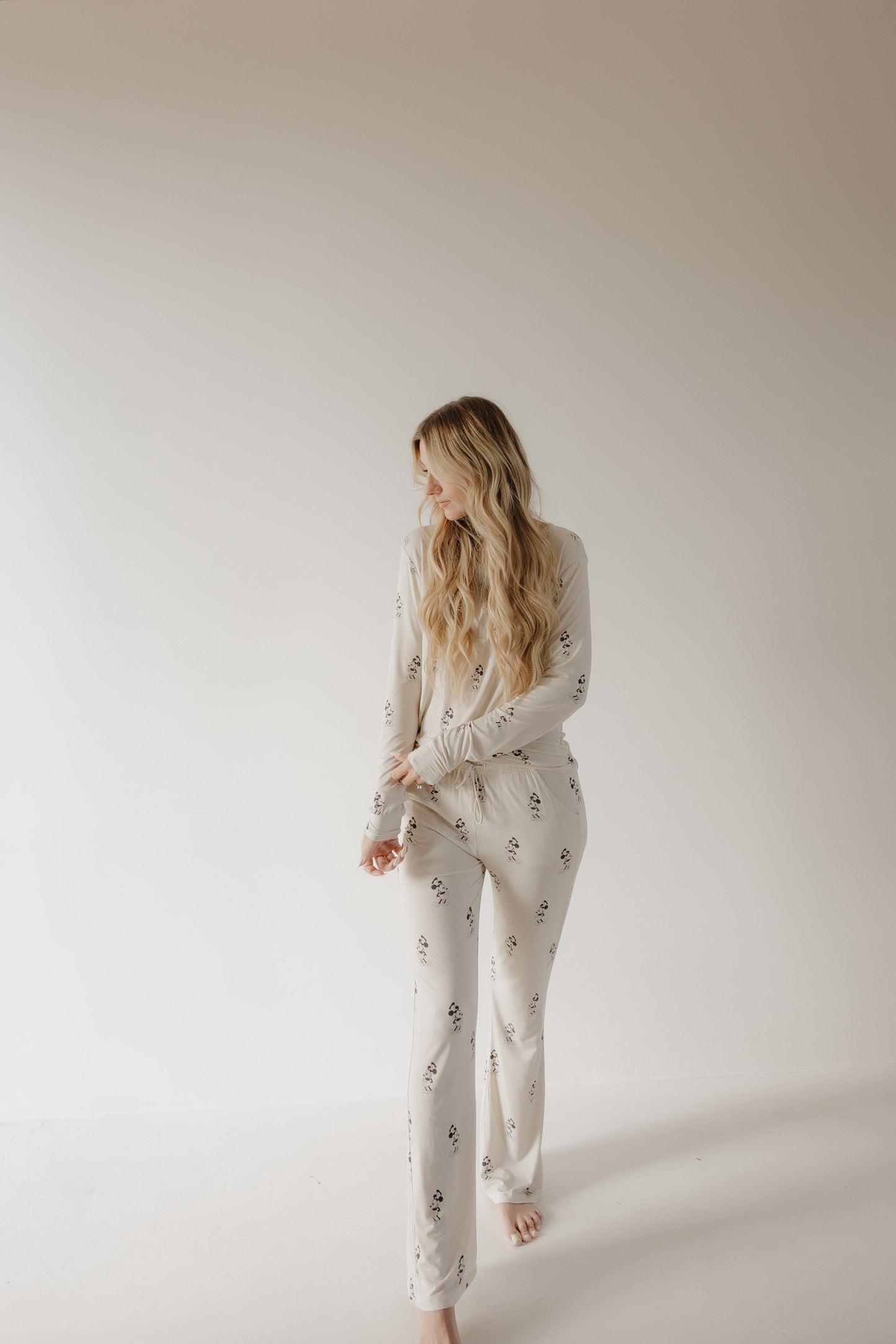 women’s bamboo pajamas // steamboat willie