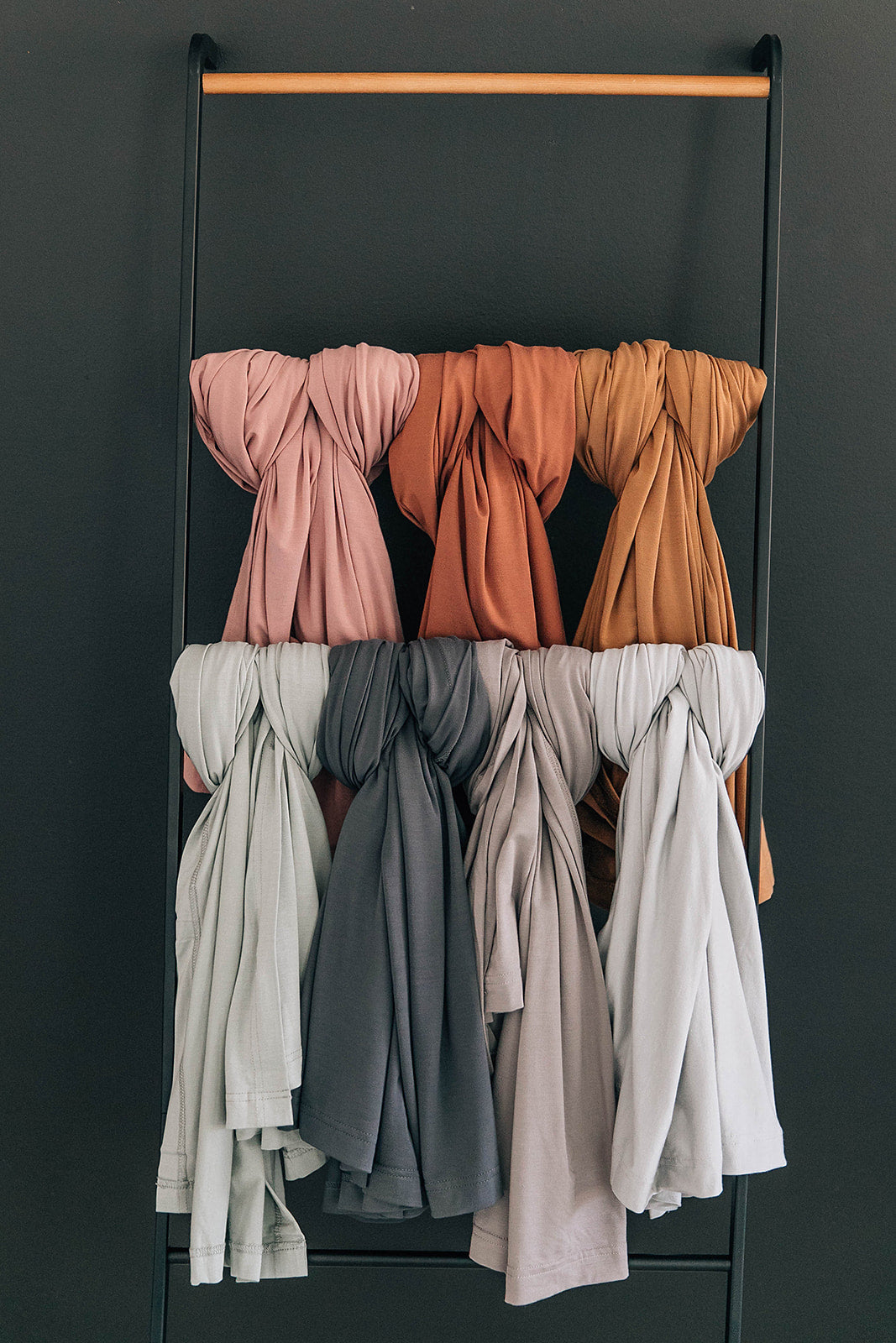 bamboo stretch swaddle // rust