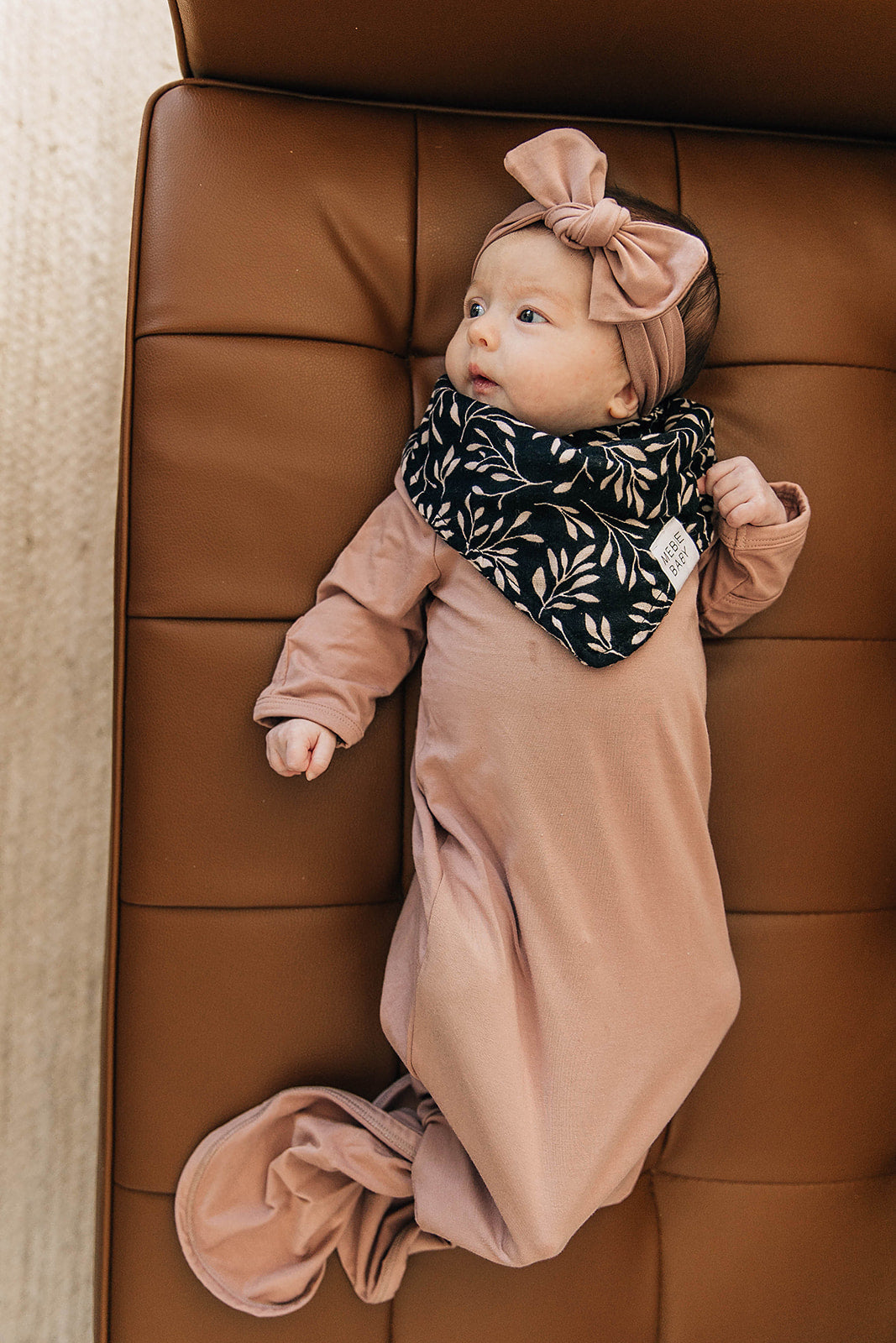 bamboo knot gown // dusty rose