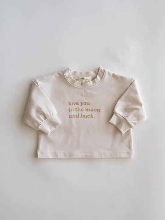 love you to the moon and back // organic ultra-soft tee