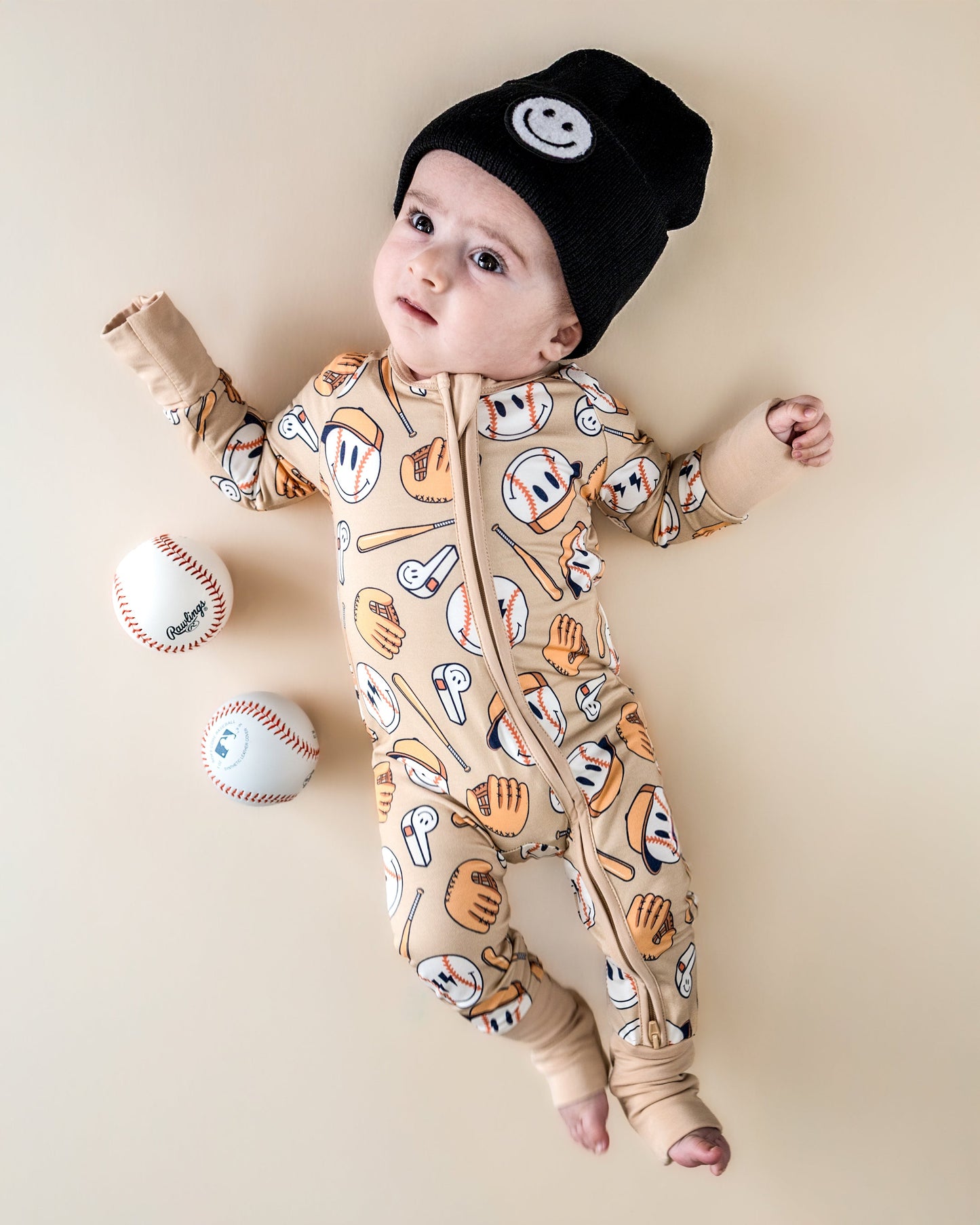 baseball bamboo pajamas // ZIPPY