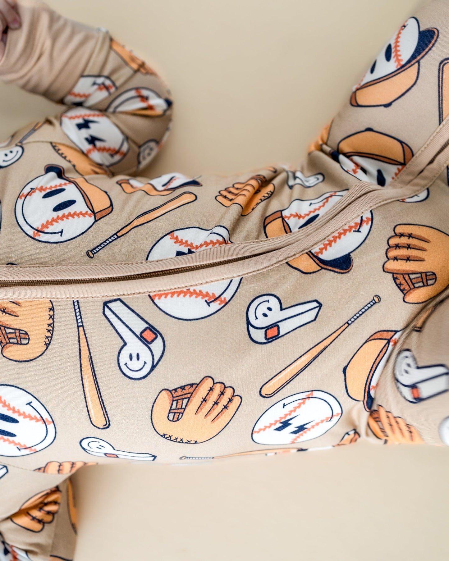 baseball bamboo pajamas // ZIPPY