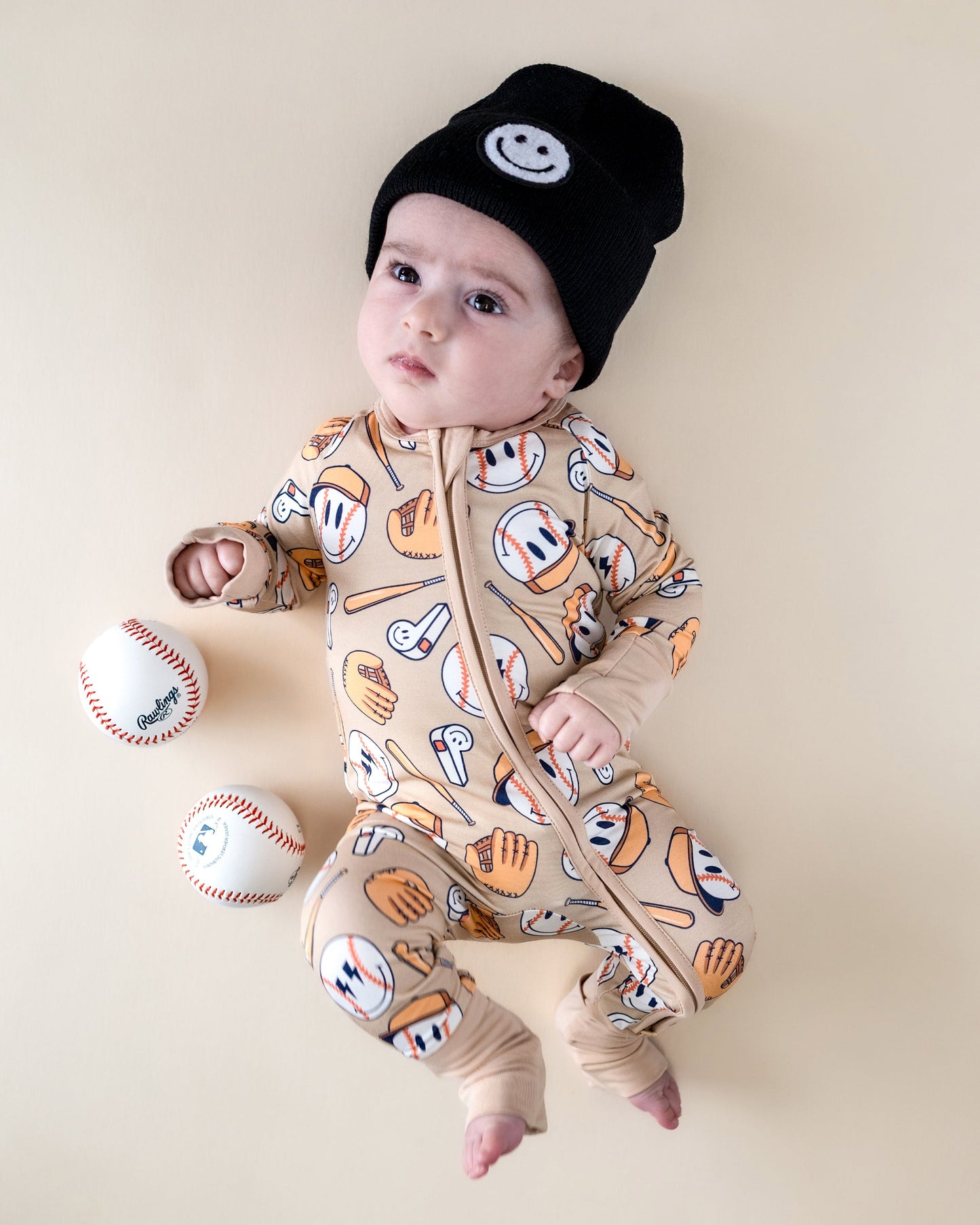 baseball bamboo pajamas // ZIPPY