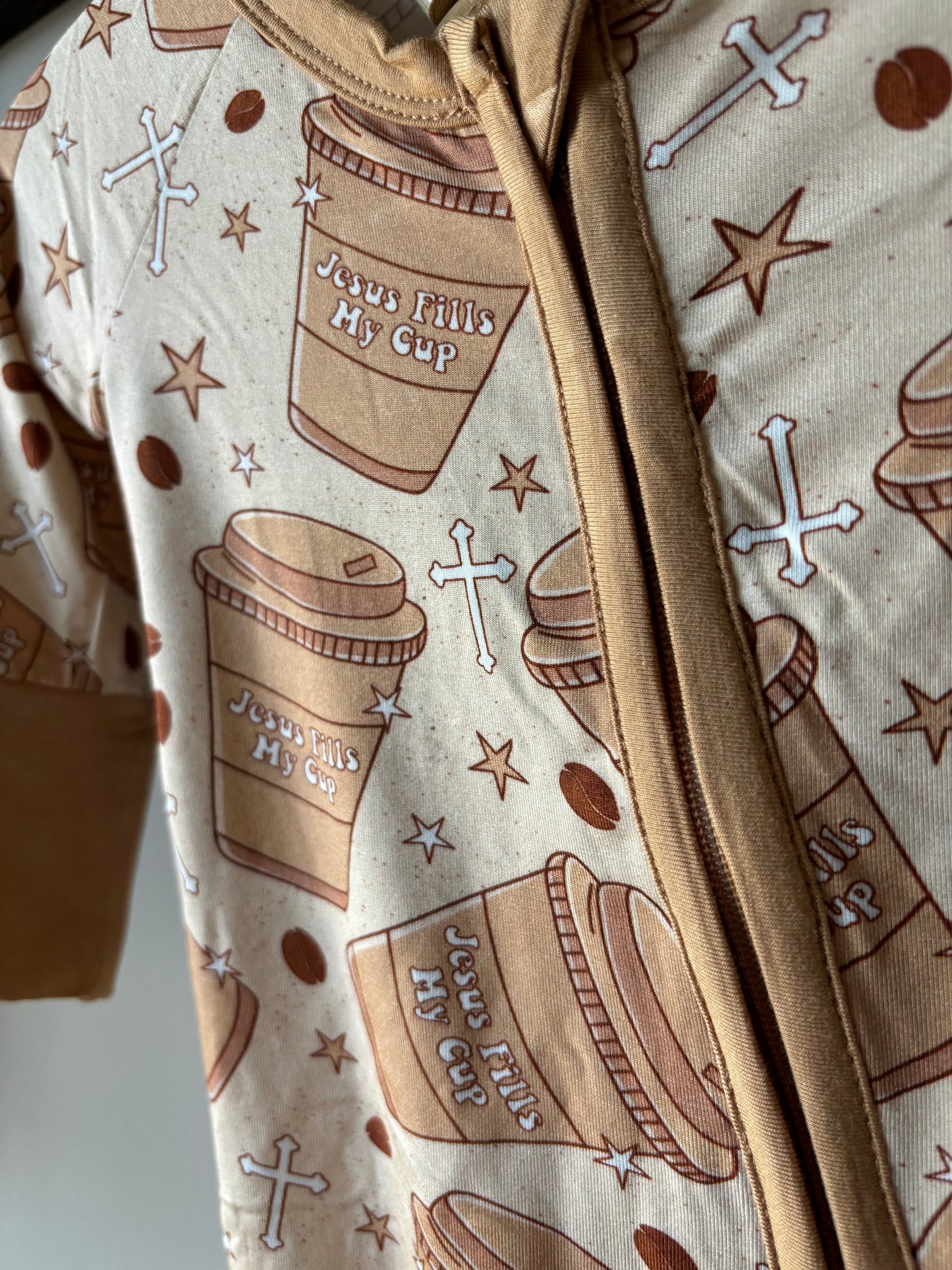 jesus fills my cup bamboo pajamas // ZIPPY or TWO-PIECE (up to 7/8)