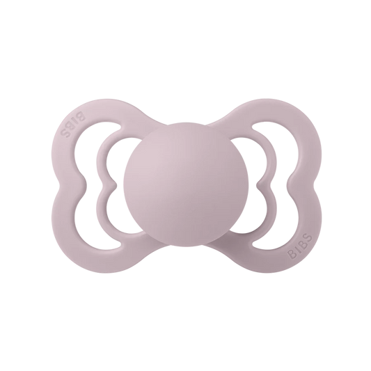 BIBS supreme // symmetrical silicone nipple // dusky lilac