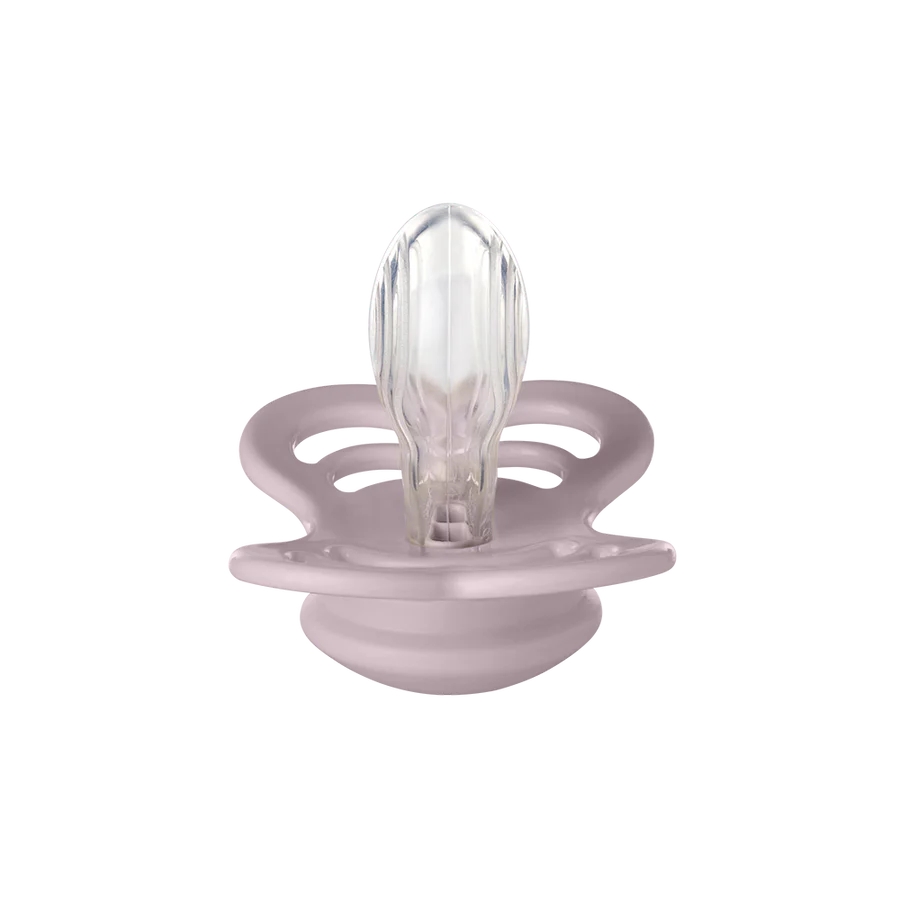 BIBS supreme TWO PACK // symmetrical silicone nipple // blossom + dusky lilac