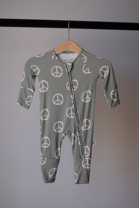 peace bamboo pajamas // ZIPPY