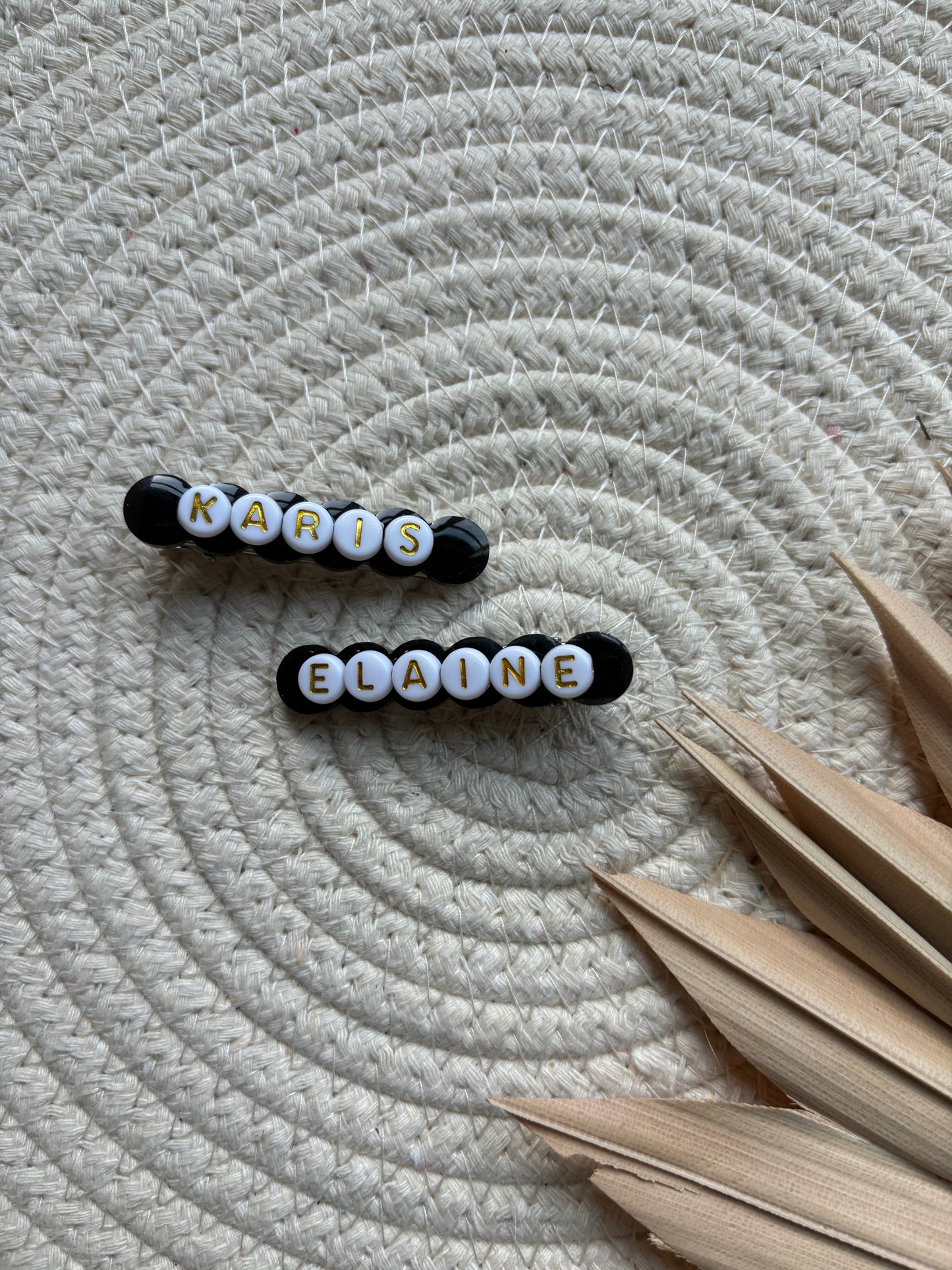 SINGLE CUSTOMIZABLE alligator hair clips // scalloped large