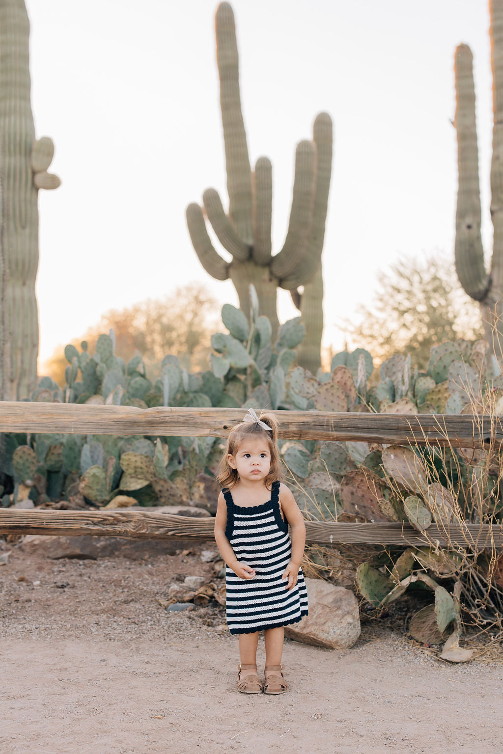 navy stripe knit tank dress
