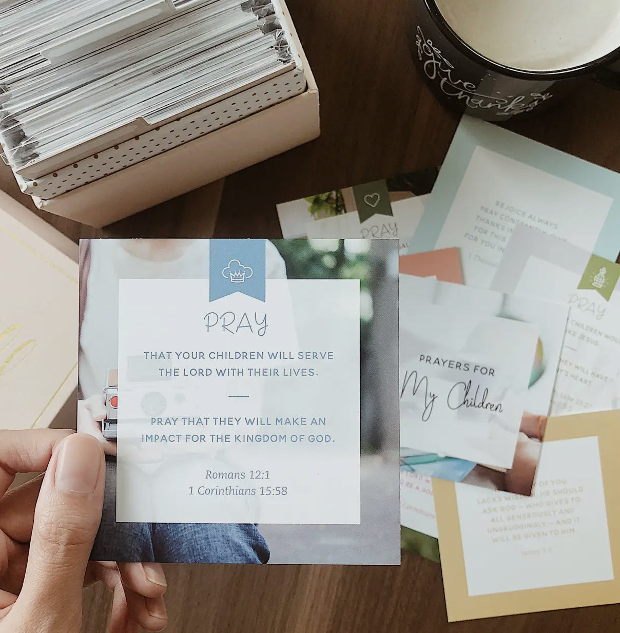 bible verse card set // prayers for my children