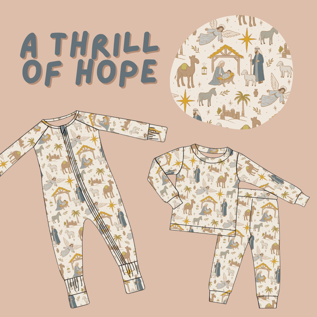 a thrill of hope BAMBOO PREORDER // OPEN UNTIL 9.4 // ships mid november!