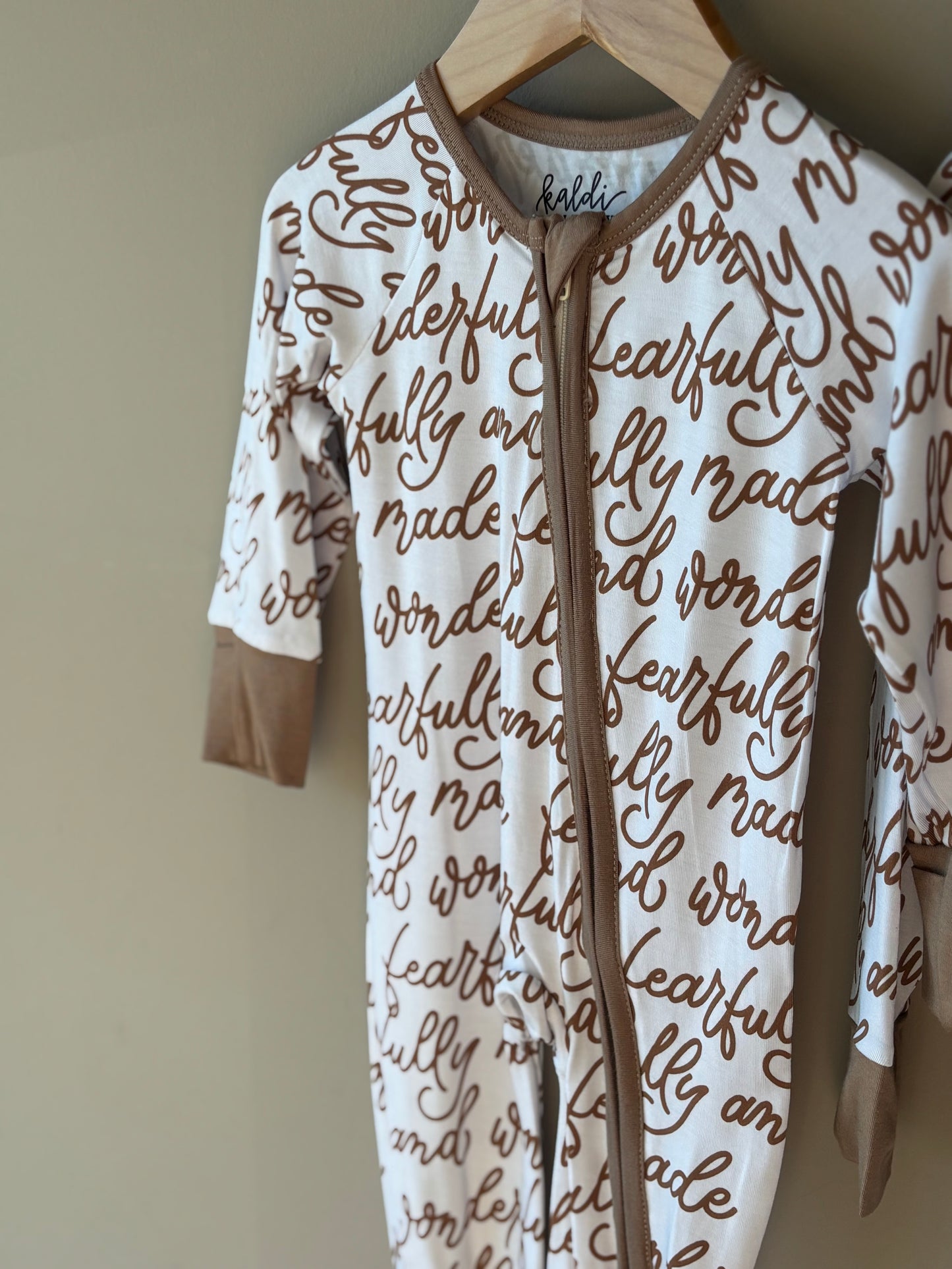 fearfully and wonderfully made bamboo pajamas // ZIPPY or LONG-SLEEVE TWO-PIECE SET